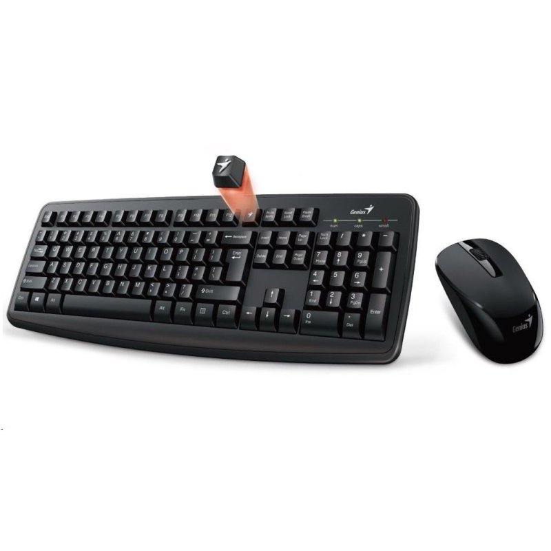 KLA GENIUS klávesnice KB-117/ Drátová/ USB/ černá/ CZ+SK layout | Repaspoint.cz