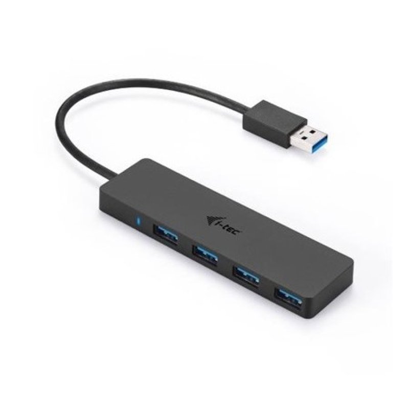 Adaptér HUB USB 3.0 4-Port iTec (z boku) | Repaspoint.cz